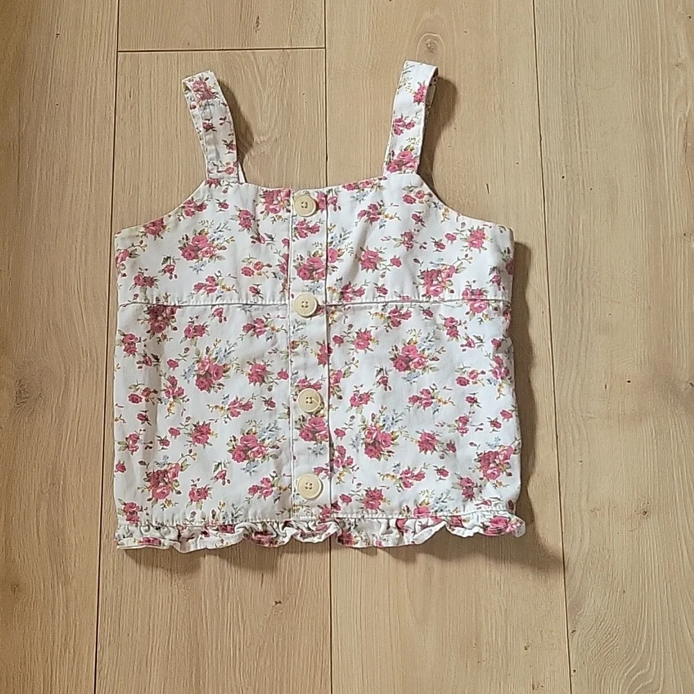 Girls  floral top